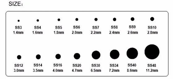 Champagne 1440pcs/lot SS16 Crystal Non Rhinestones For Nail Art Glass Strass Gem Stones Accessory DIY | Дом и сад