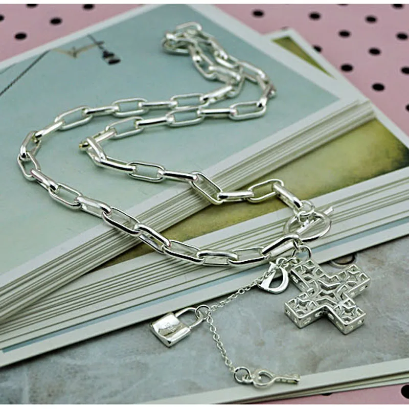 Новинка на полках! Ожерелье с подвеской из стерлингового серебра 925 пробы