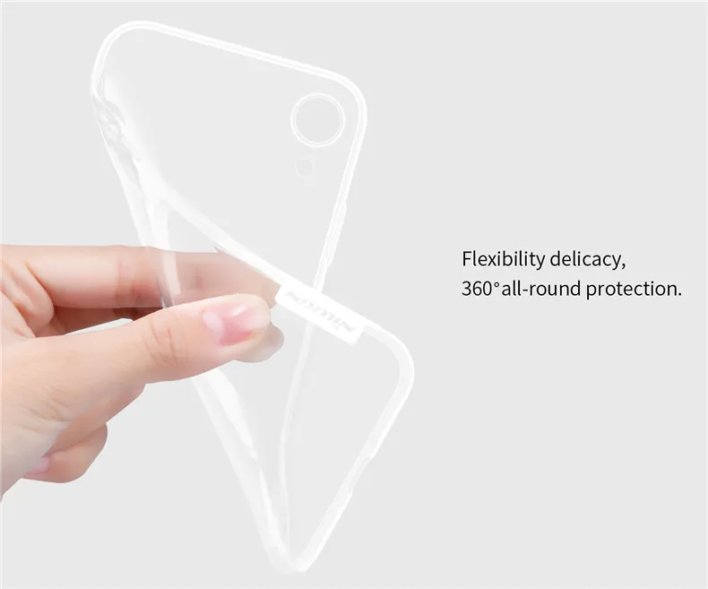 Nillkin Ультра тонкий силикон чехол для Apple iPhone XR задняя крышка оболочка для Apple iPhone XR TPU мягкие чехлы
