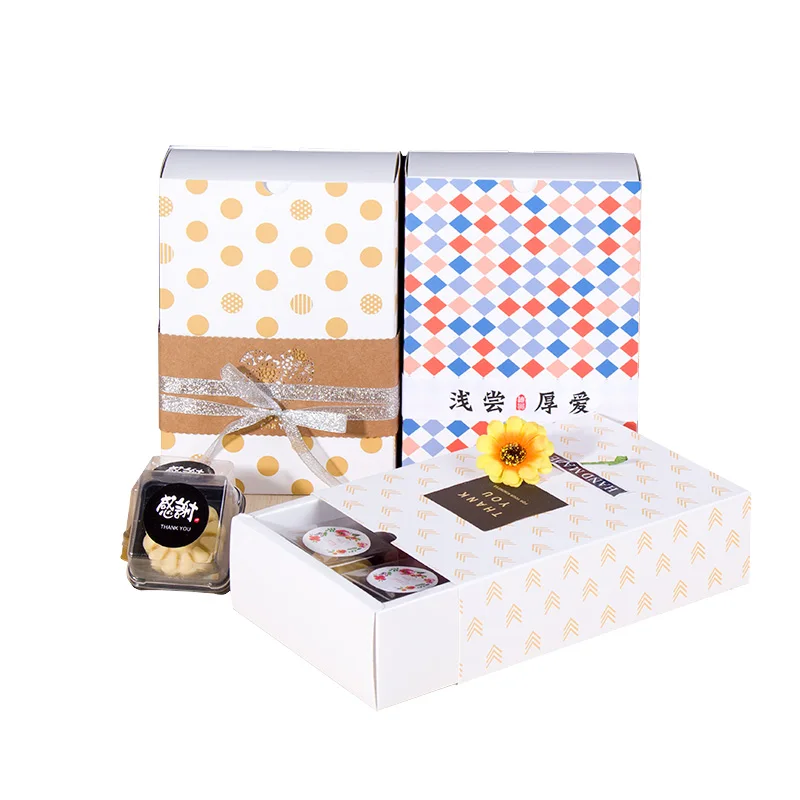 

19*13.4*5cm New Arrive 3 style Cake Box Cookie Paper Boxes Food Packing Box Gift Box 100pcs\lot Free shipping