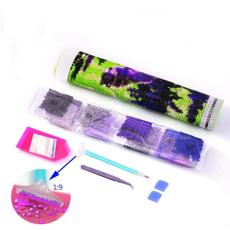 Полная квадратная Алмазная картина с животными индийский ребенок 5D Вышивка