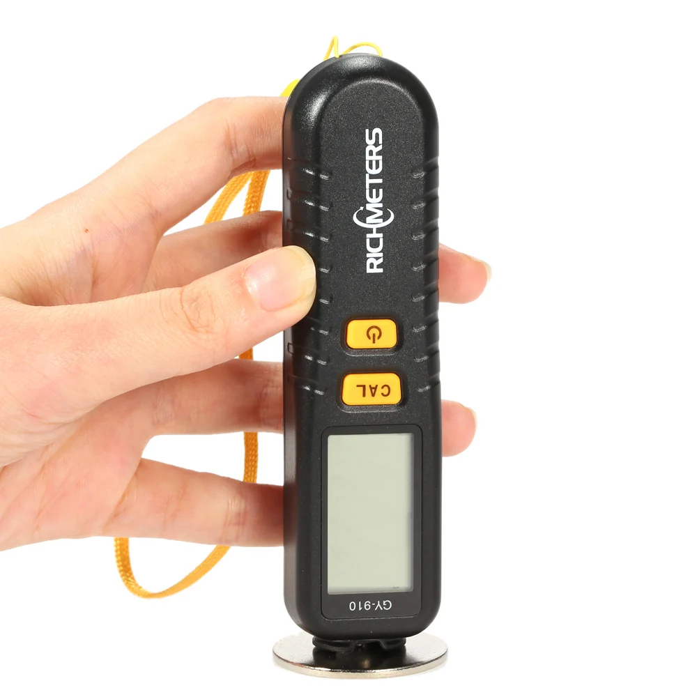Ручной щуп RICHMETERS GY910 цифровой измеритель толщины покрытия краски тестер