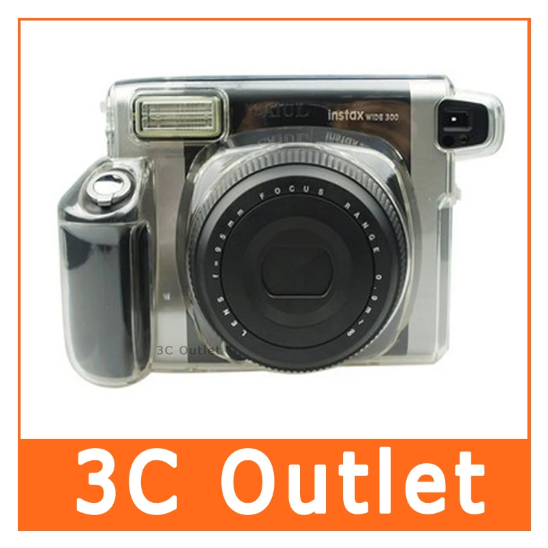 Подлинная Fujifilm Instax Wide Film 20 листов + Fuji Instant Camera 300 прозрачный чехол защитная