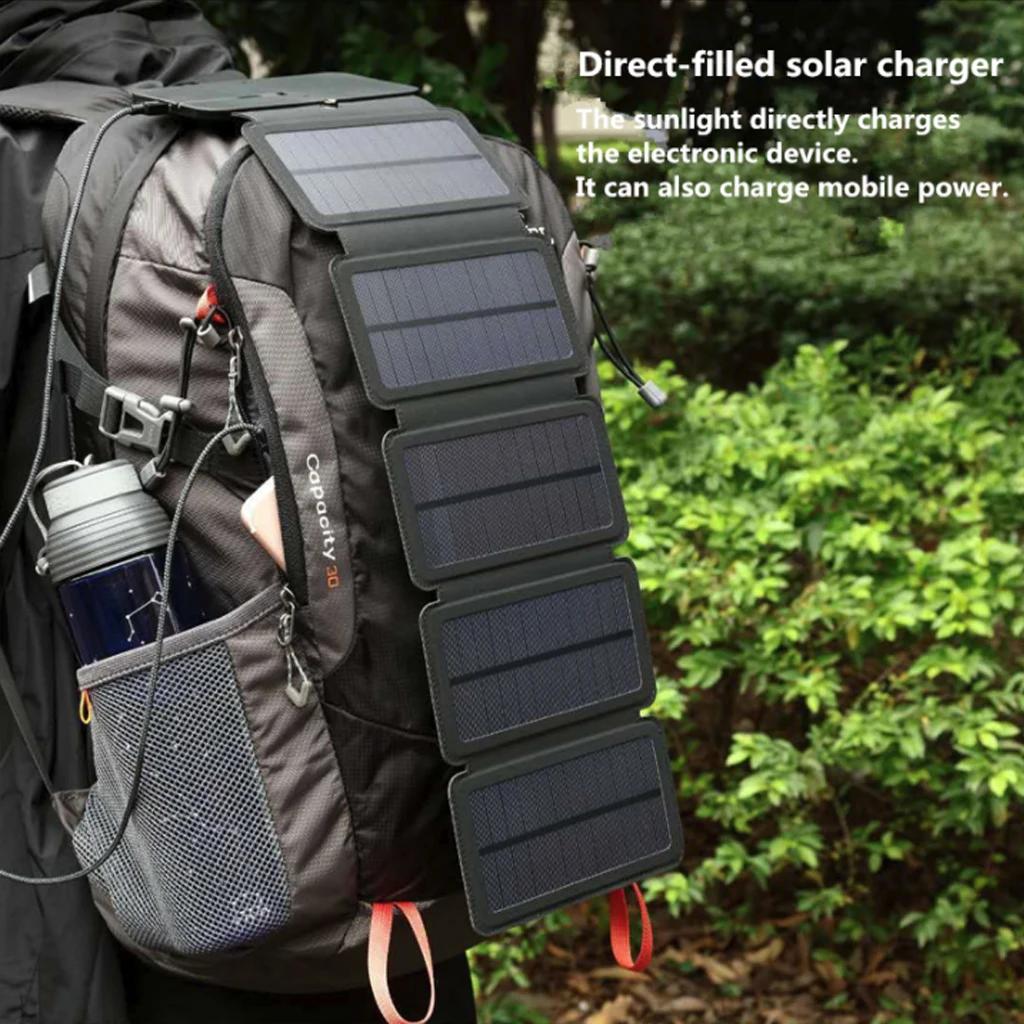 Складное зарядное устройство SunPower на солнечной батарее 10 Вт|Зарядные устройства