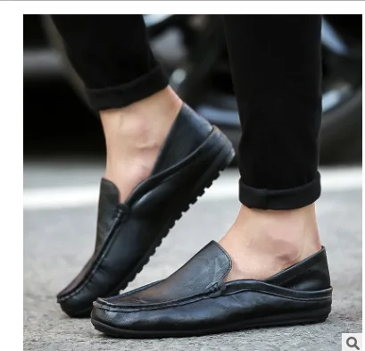 Brand Fashion Summer Style Soft Moccasins Men Loafers High Quality Genuine Leather Shoes Flats Gommino Driving | Обувь