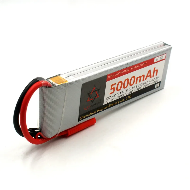 2s 7 4 v 5000mAh Lipo батарея RC автомобиль самолет Лодка литий-ионный полимерный