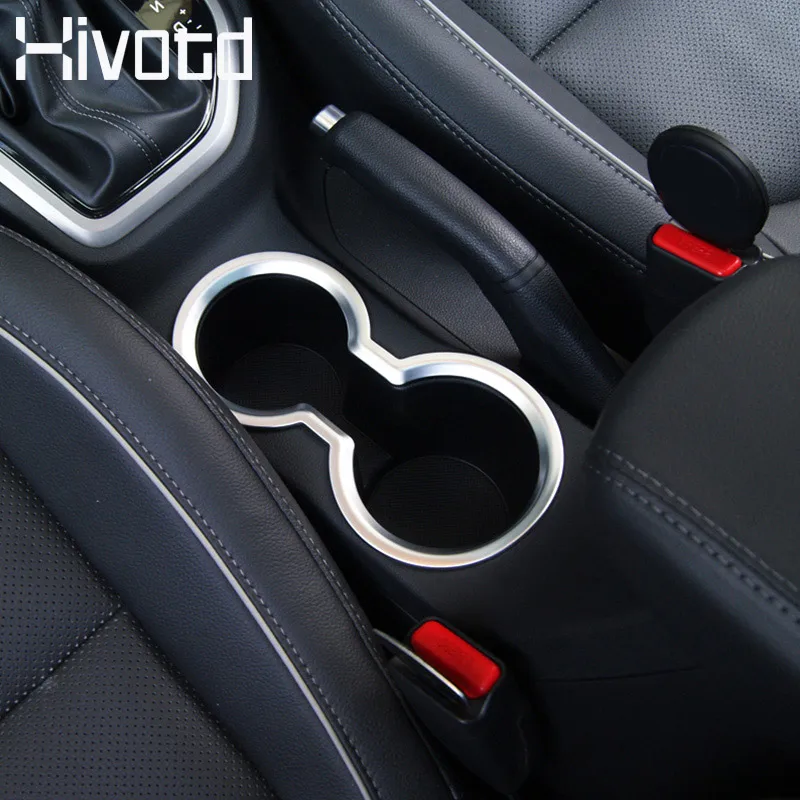 Hivotd для hyundai creta ix25- аксессуары для заднего сиденья, крышка для водного стакана, держатель панели, декоративная наклейка, внутренняя отделка