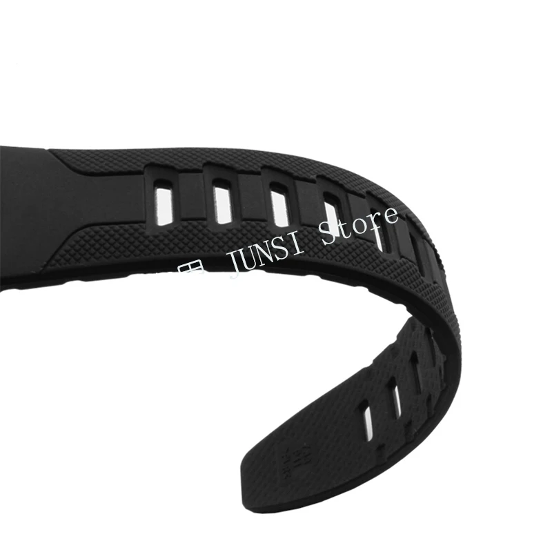 Фото Ремешок UYOUNG для Casio PRG-110Y/PRW-1300Y, черный силиконовый резиновый браслет для мужских часов №4