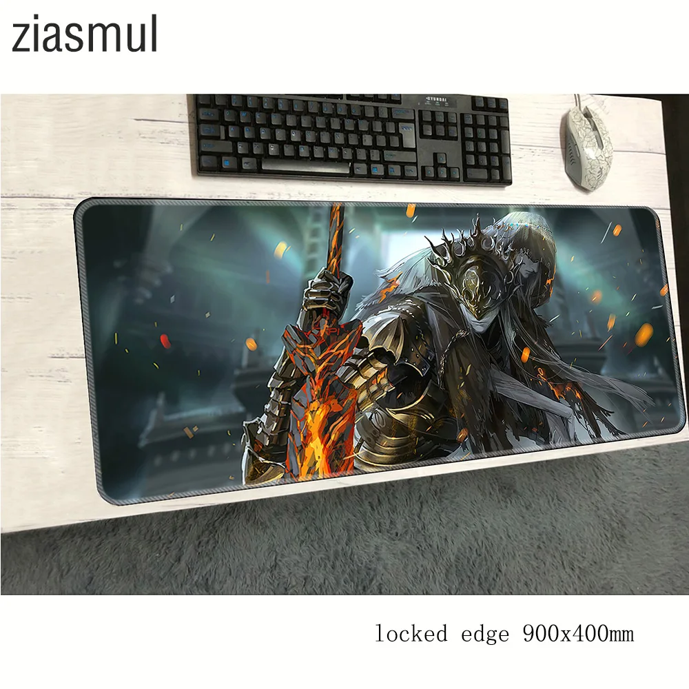 Коврик для мыши dark души 900x400x2 мм крутой новый коврик компьютерной игровые
