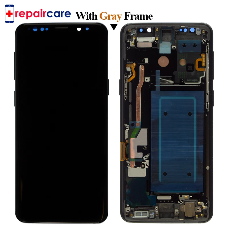 Оригинальный 2960*1440 ЖК дисплей с рамкой для SAMSUNG Galaxy S9 G960 сенсорный экран