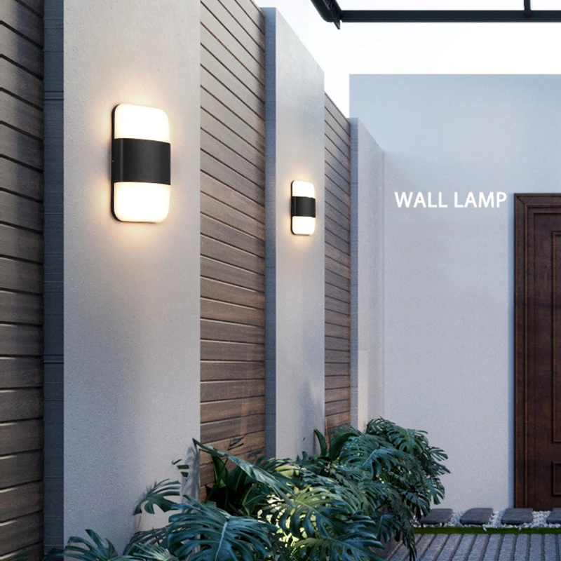 15W Modern LED Wall Lamps Moistureproof Porch Light 110V 220V Outdoor waterproof IP55 Garden Balcony Courtyard lighting | Лампы и