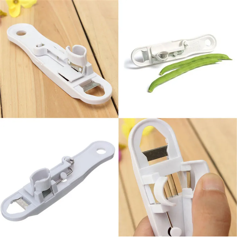 Французский Стиль зеленой фасоли овощей бегун Slicer Cutter Стрингер удаления Овощечистка 30ri1
