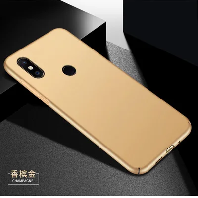 Золотой Для Xiaomi mi Mix 2 S Чехол Жесткий PC задняя крышка чехол жесткий чехол для Xiaomi mi X2 S Защитные Матовые чехлы с полным покрытием - Цвет: Золотой