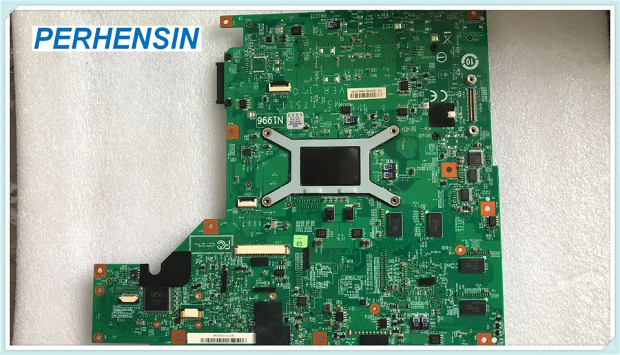 Оригинальный Для MSI FX700 FR700 Материнская плата ноутбука MS 17511 1751 REV 1 0 100% работают