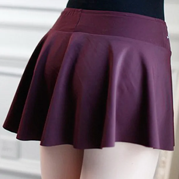 purple red skirt Гимнастическое трико, балетная пачка, танцевальная профессиональная новинка, новое представление, гимнастическое трико, фиолетовая/черная юбка - Цвет: purple red skirt