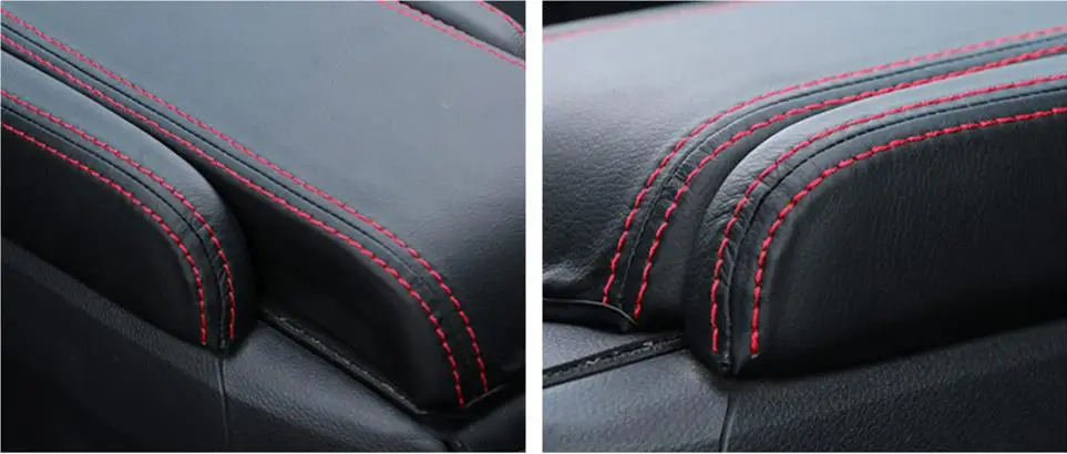 Автомобильная консоль подлокотник коробка кожаный чехол Pad центральный ящик для