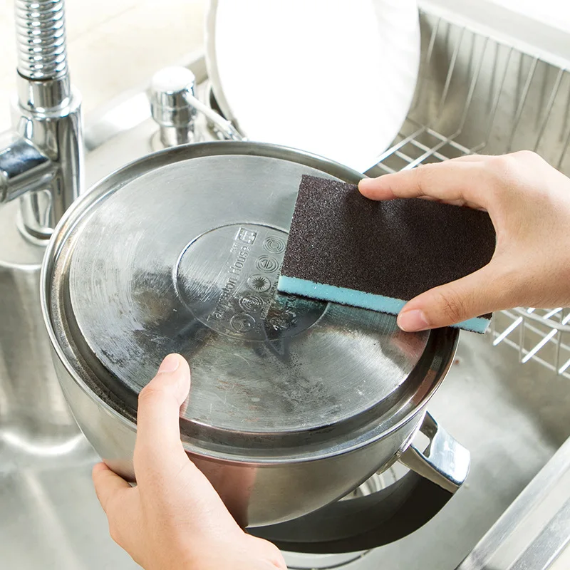 Новое поступление нанометровая губка с алмазным песком для очистки от накипи