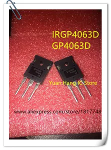 Free shipping 10pcs/lpt IRGP4063D IRGP4063DPBF GP4063D IRGP4063 IGBT 600V 96A 330W TO-247 IC Best quality.