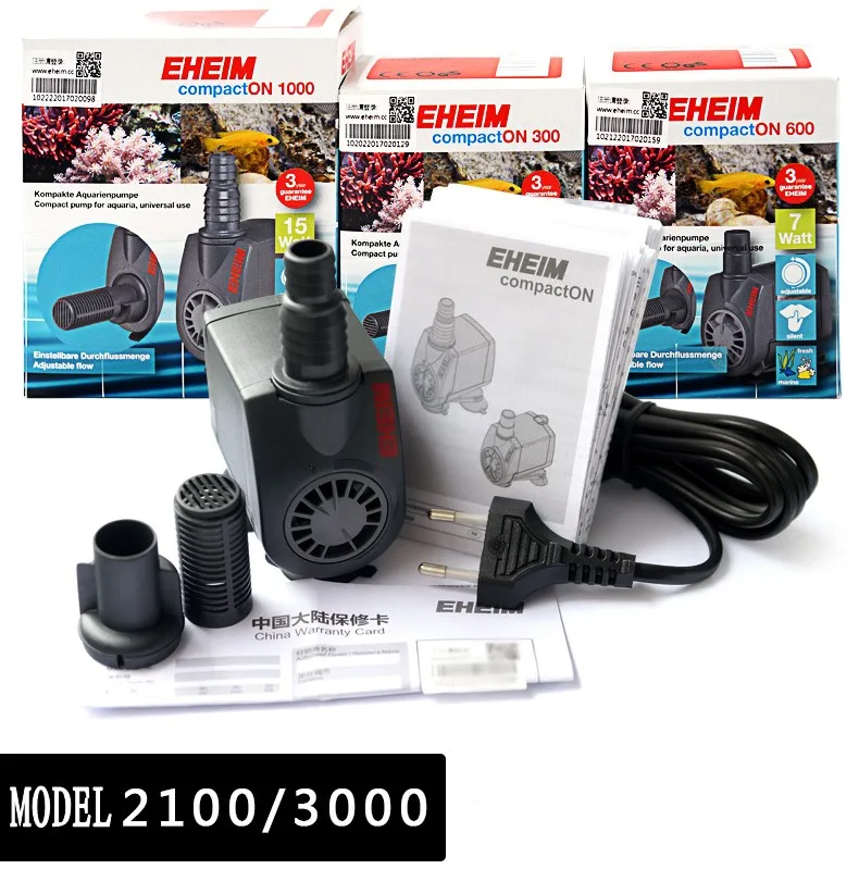 Германия EHEIM EM 2100/3000/5000 изысканный беззвучный погружной насос для аквариума Циркуляционный фильтр-насос для аквариума