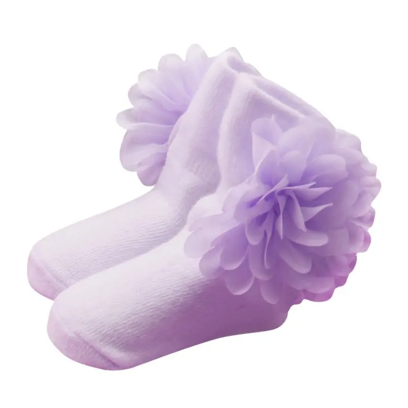 Toddlers Infants Ankle Socks Baby Girls Princess Flowers 0-6 Month | Мать и ребенок