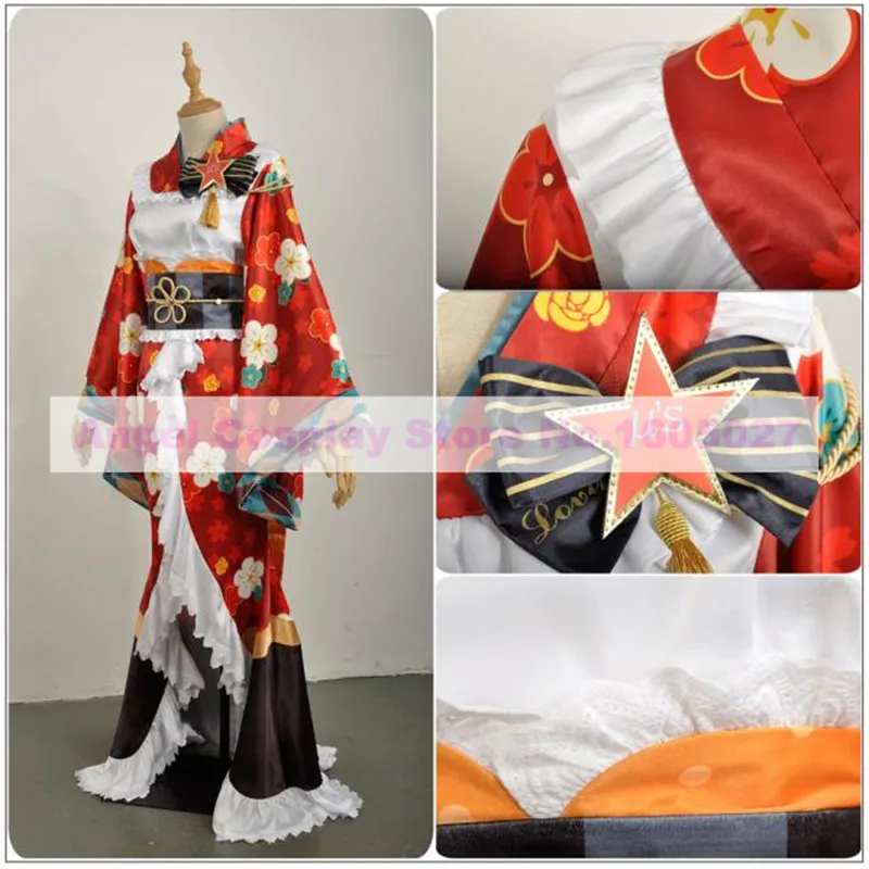 Отлично! Маскарадное кимоно Taisho пробуждающий Костюм Мини-Кодори для косплея