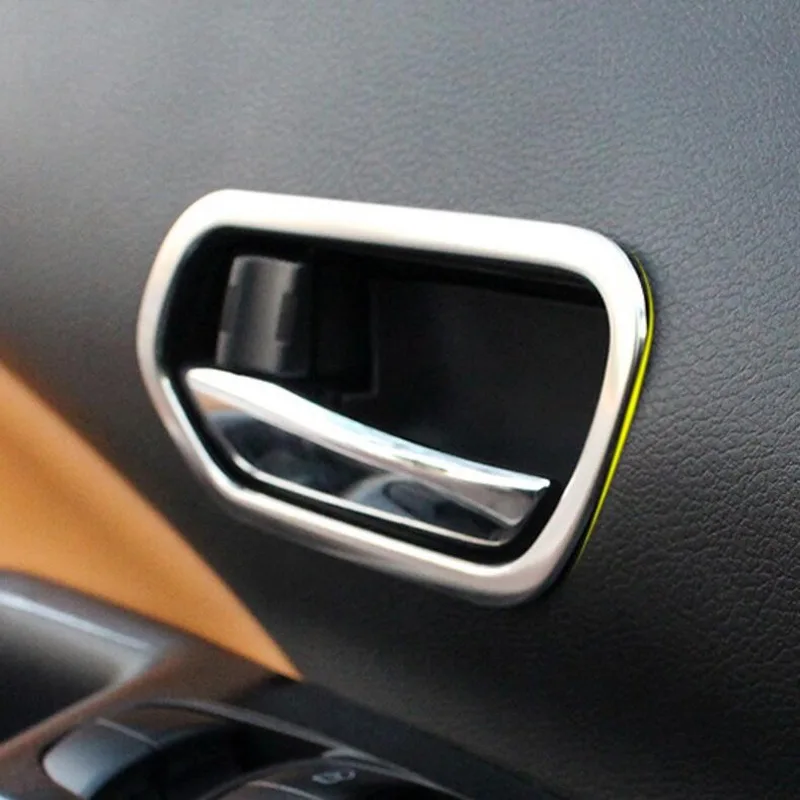 Tonlinker чехол наклейка s для Nissan KICKS-17 автомобильный Стайлинг 4 шт. ABS/carbon fiber дверь внутренняя ручка наклейка для интерьера