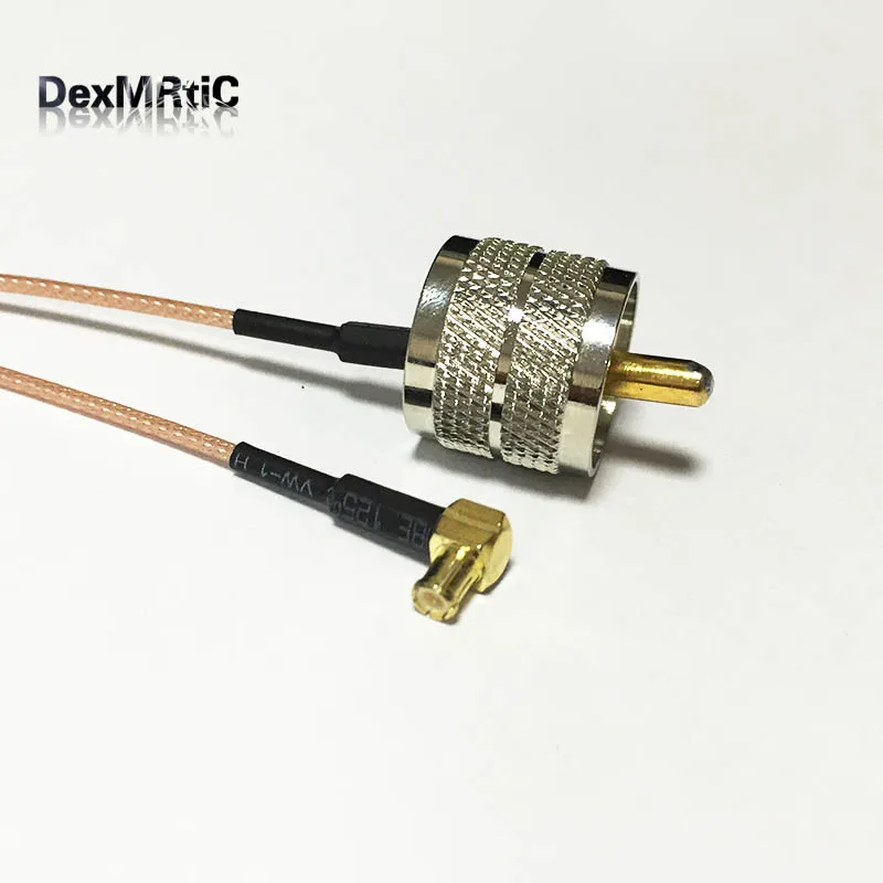 НОВЫЙ УВЧ штекер PL259 переключатель MCX Штекер прямоугольный RF отрезок кабель RG178