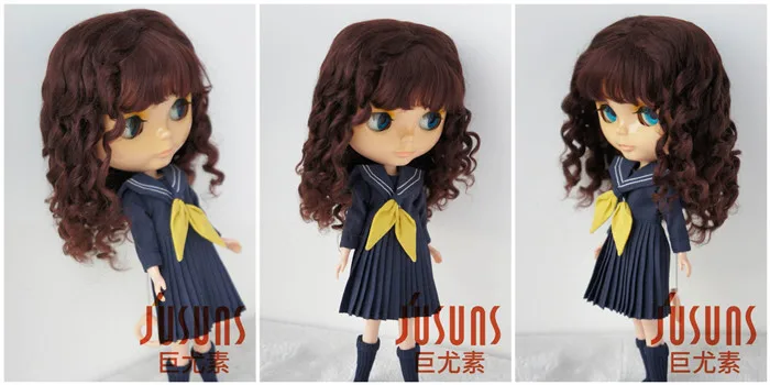 JD162 1/3 BJD парики, романтические Sauvage парики из мохера для кукол 8-9 дюймов SD кукла аксессуары