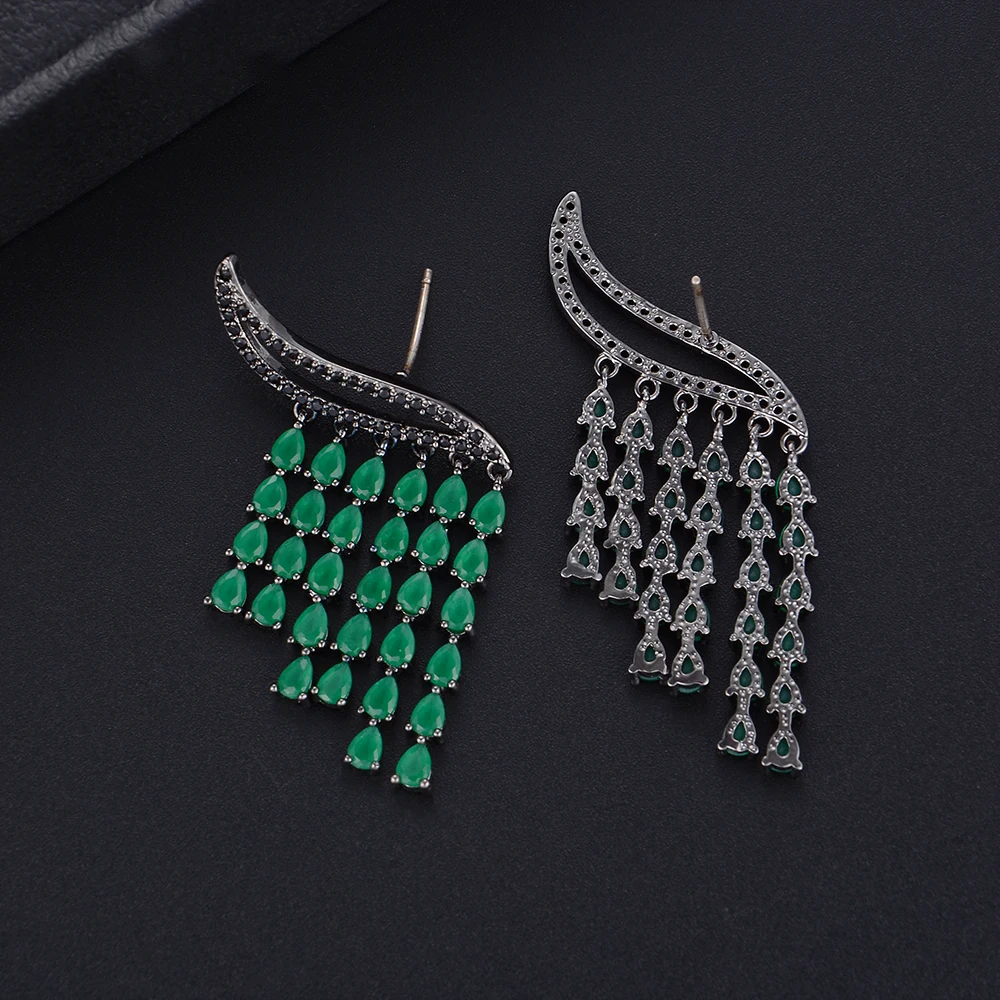 missvikki High Quality Women Ladies Girls CZ Crystals Elegant Waterdrops Pendant Earrings Jewelry Fine Accessories | Украшения и
