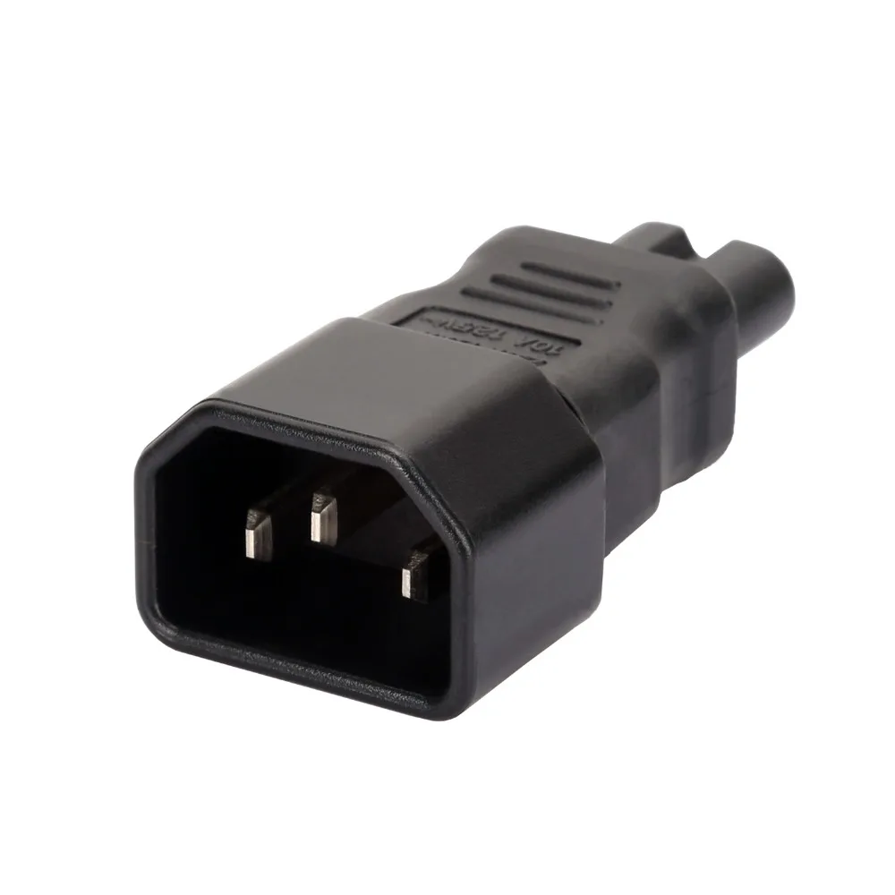 Адаптер питания переменного тока IEC C14 в C7 адаптер C14/C7 штепсельной вилки 3Pin Female В