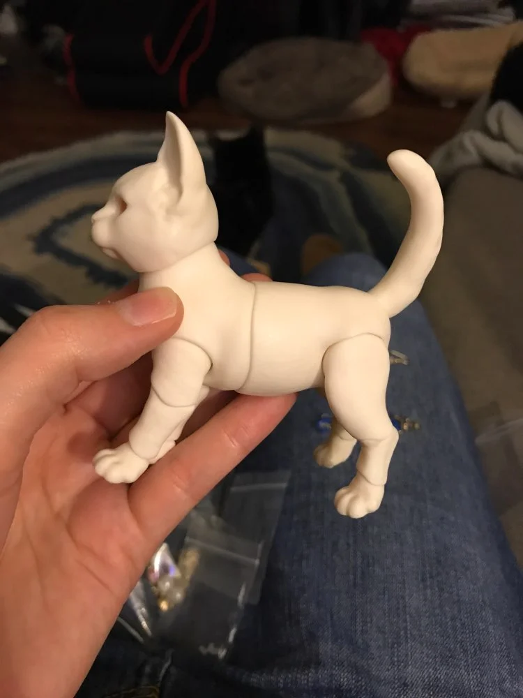 Кукла 1/8 bjd с котом бесплатная доставка | Игрушки и хобби