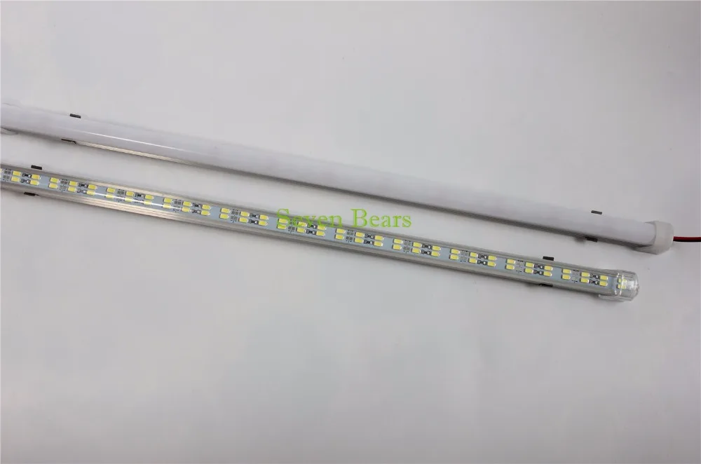 Двойной ряд 5 шт./лот 50 см 72 светодиода 5730 SMD водостойкая жесткая полоса для шкафа