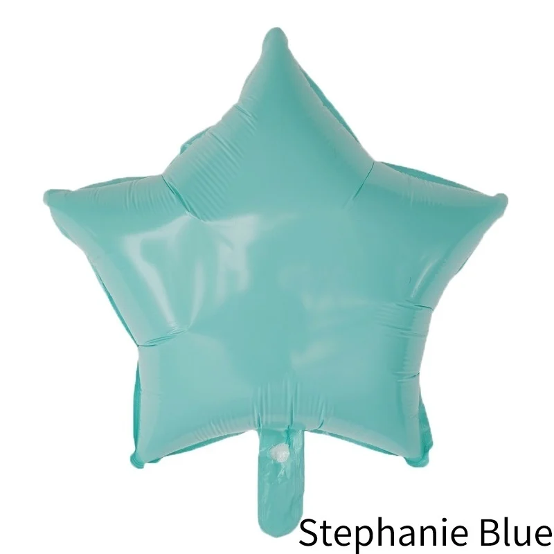 Stephanie Blue 10 шт. 18 дюймовый смешанный шар в форме сердца баллон из Гелий Фольги для свадьбы декоративный для Бэйби шауэра украшения для дня рождения детей - Цвет: Stephanie Blue