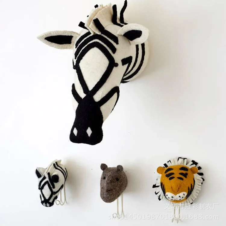 Настенный декор для детской комнаты маленький размер с изображением лисы слона