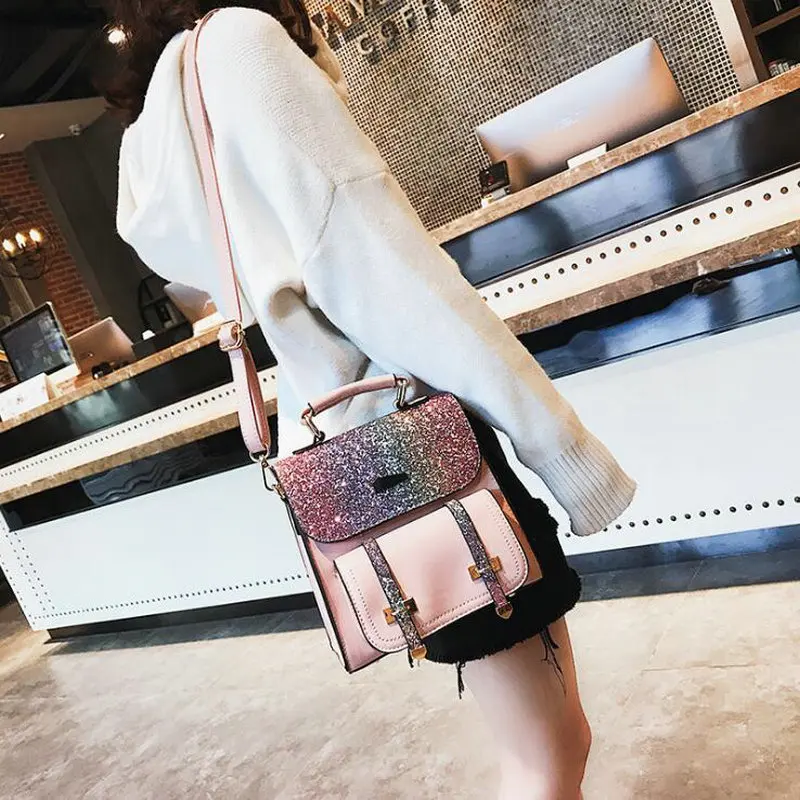 Женские сумки через плечо Mochila Feminina школьные для подростков BGA 8787 2019|Женские