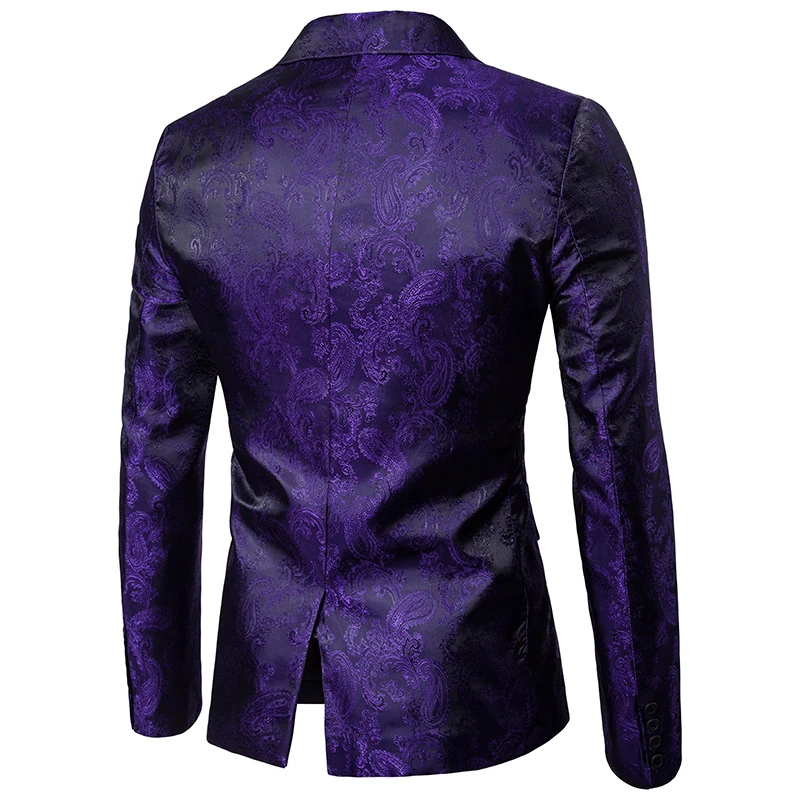 

Leappls Blazers Men fashion Smart Casual Single Button Dress jacket mens blazer jacket slim fit casaco masculino clothes 2019