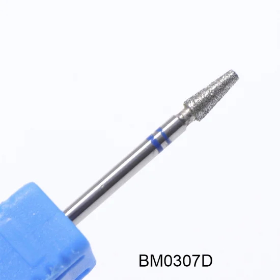 BM0307D 1 шт. Алмазная дрель для ногтей 3/3" вращающаяся фреза для маникюра Электрический аппарат пилочки для ногтей аксессуары 14 типов TR056 - Цвет: BM0307D