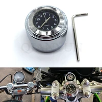 waterproof 78 1 inch motor motorcycle handlebar mount dial clock watch universal for kawasaki zx 6 zzr600 z750s er 5 zr750 er6n