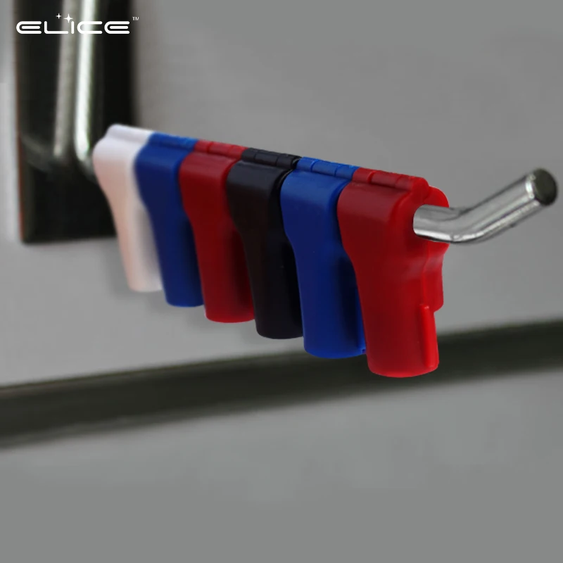 (100+1)PCS 4-8 MM Security tag euro hanger slot /shop display hook /euroslot stoplock anti theft - for physical retail sotre |