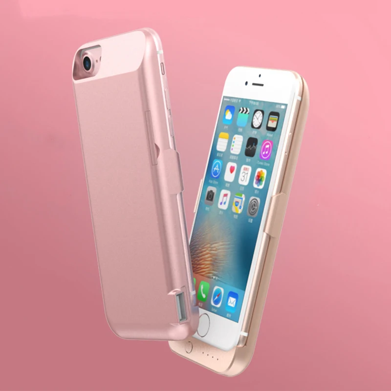 Чехол для аккумулятора iPhone 7 8 6 6s 6000 мАч чехол портативного зарядного устройства