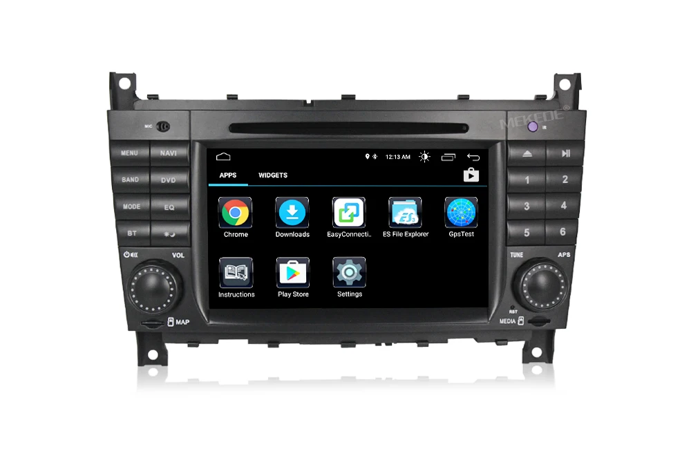 " HD 1024x600 четырехъядерный Автомобильный DVD Android 9 для Mercedes/Benz C Class W203 c200 C230 C240 C320 C350 CLK W209 gps РАДИО WiFi