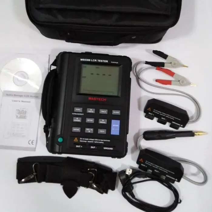 Портативный Измеритель LCR Mastech MS5308 с автоматическим диапазоном высокая