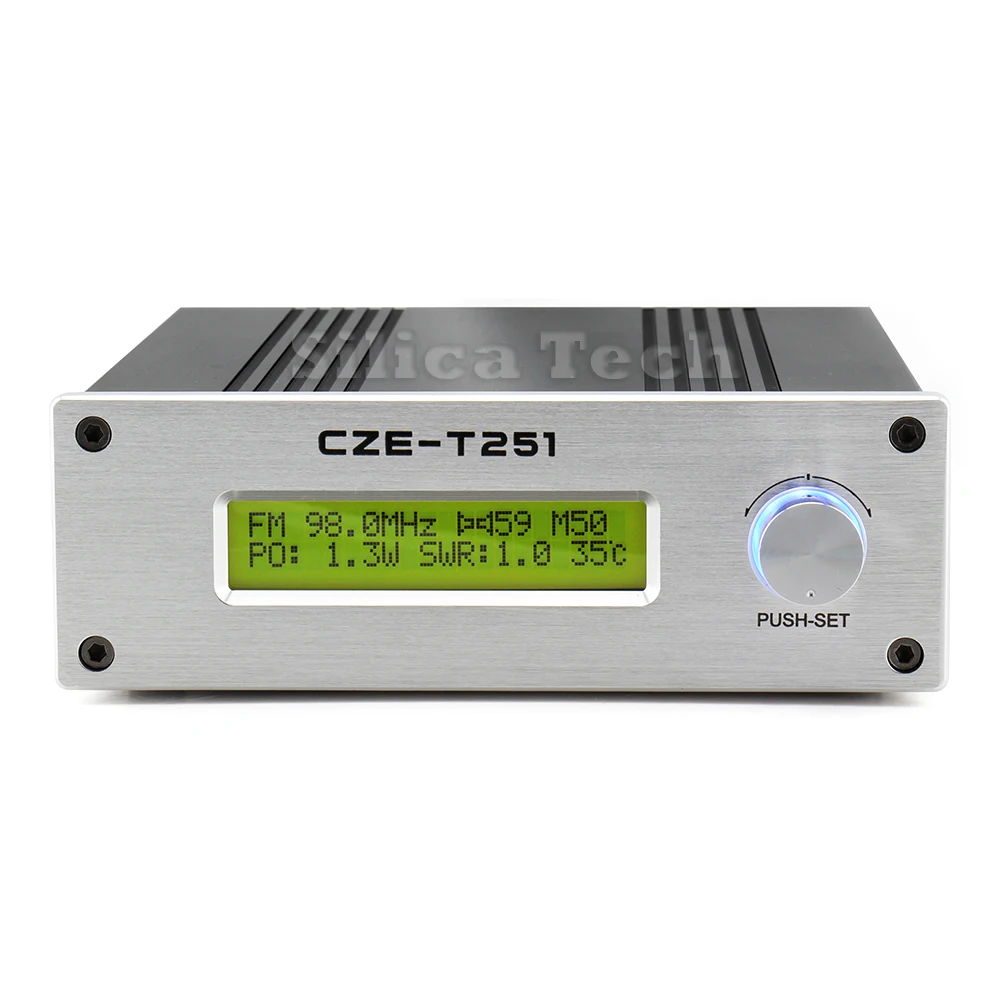 Профессиональный CZE T251 0 25 Вт Регулируемая FM стерео передатчик hdmi прямая