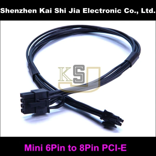 Лучшая цена Mini 6Pin PCI E к 8 контактный Express кабель питания для видеокарты Mac Pro G5|pci-e to