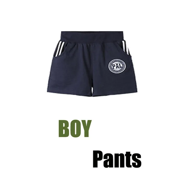 Boy Pants Одинаковые комплекты для семьи; Новинка года; модная летняя футболка в полоску в Корейском стиле; платья для мамы и дочки; Комплект для папы и сына; Комплект для маленьких мальчиков и девочек - Цвет: Boy Pants