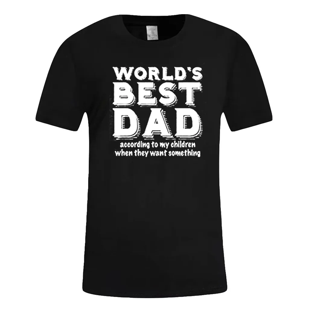 Мужские футболки Новое поступление Мужская Летняя Повседневная футболка с