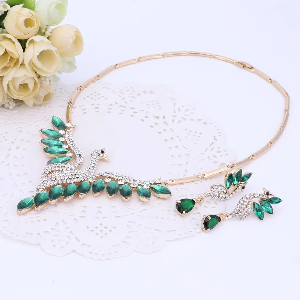 OUHE роскошное женское ожерелье с кубическим цирконием сверкающий кристалл