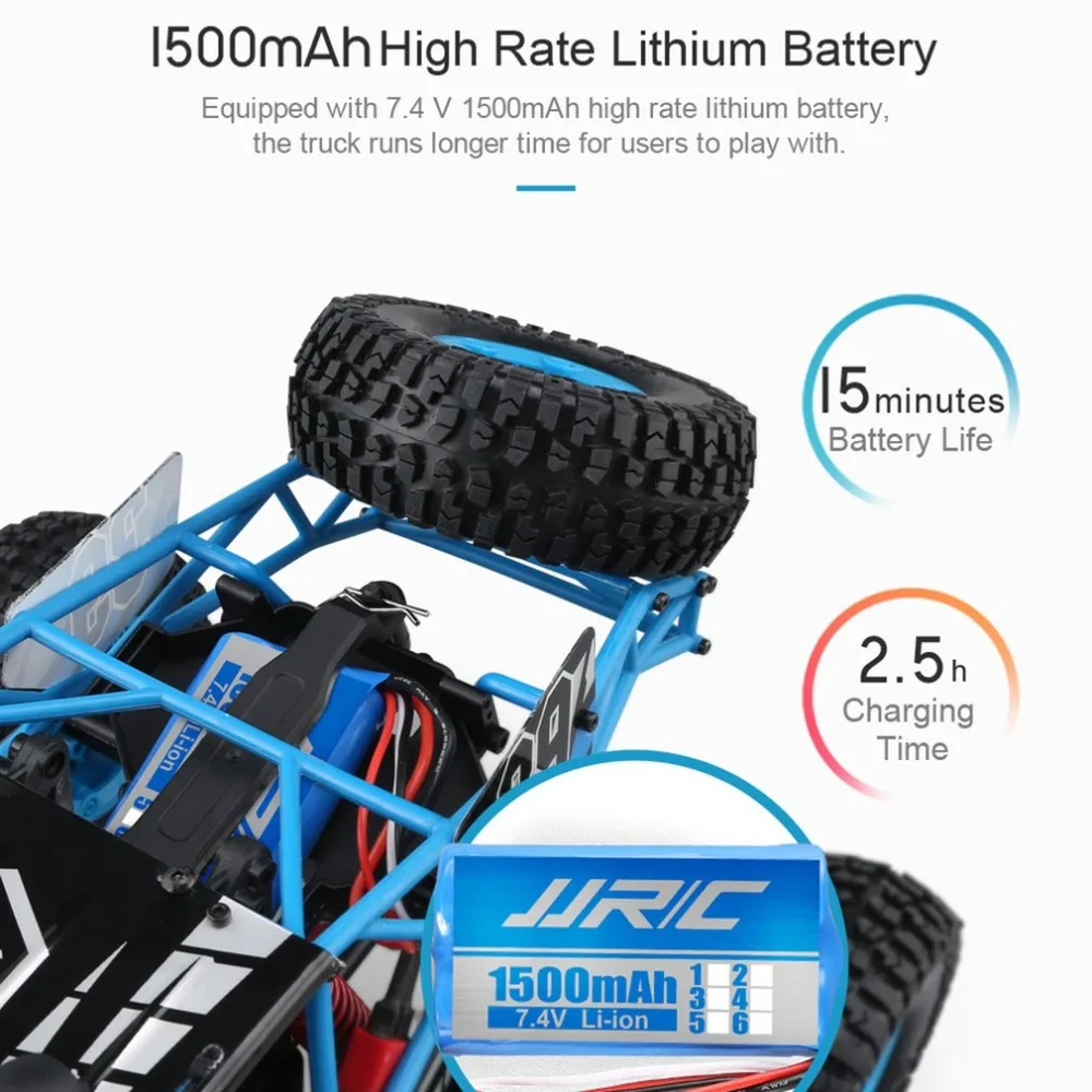 JJRC Q39 RC автомобиль HIGHLANDER 1:12 4WD RC пустынный грузовик RTR 35 км/ч быстрая скорость с высоким крутящим моментом Servo 7,4 В 1500 мАч LiPo внедорожные машинки игрушка