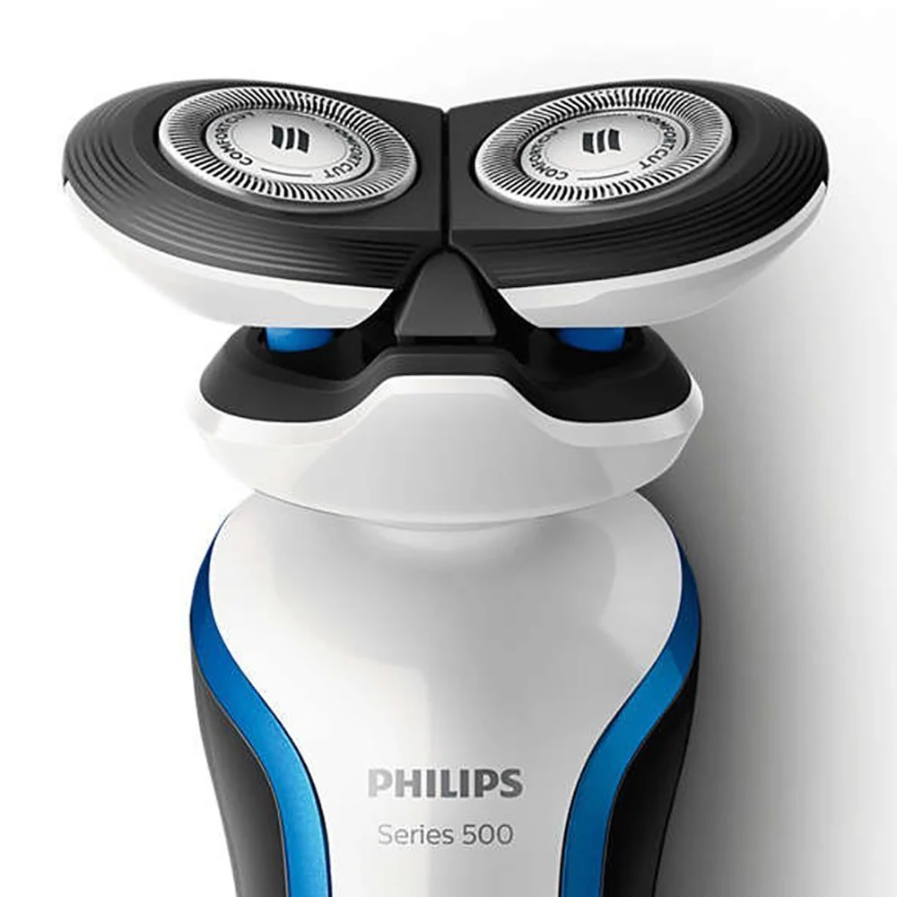 Электробритва Philips с влажной и сухой кожей S566/02 аккумуляторная бритва один час быстрая зарядка доступны 45 минут белый