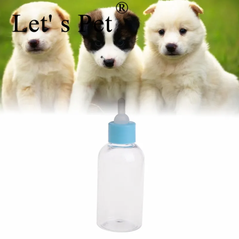 60ML Puppy Kitten Feeding Bottle Pet Dog Cat Bady Nursing Water Milk Feeder with Cleaning Brush | Дом и сад